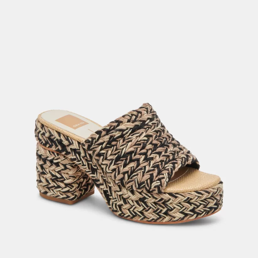 Sandals | Heels | Dolce Vita LADY HEELS BLACK MULTI WOVEN BLACKMULTIWOVEN