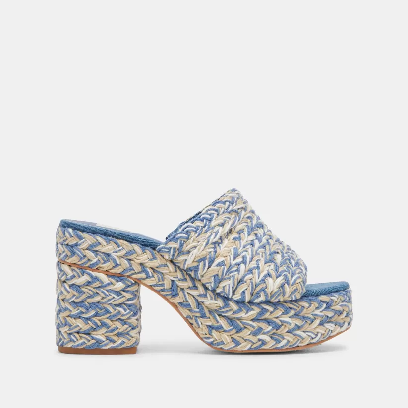 Sandals | Heels | Dolce Vita LADY HEELS BLUE MULTI WOVEN BLUEMULTIWOVEN