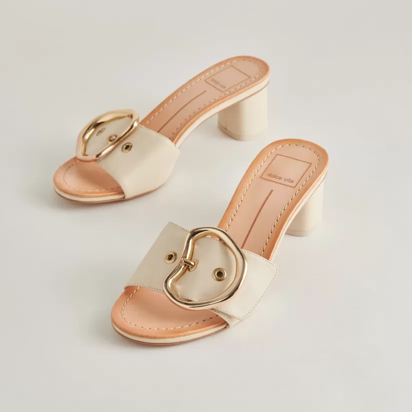 Sandals | Heels | Dolce Vita LAIKA HEELS IVORY LEATHER IVORYLEATHER