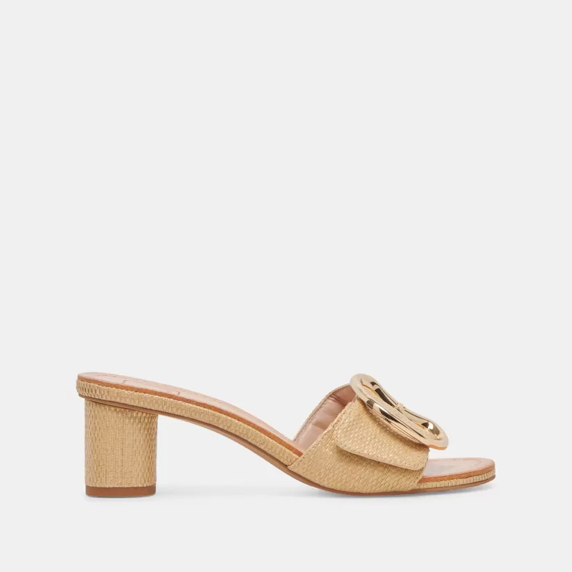 Sandals | Heels | Dolce Vita LAIKA HEELS LT NATURAL RAFFIA LTNATURALRAFFIA