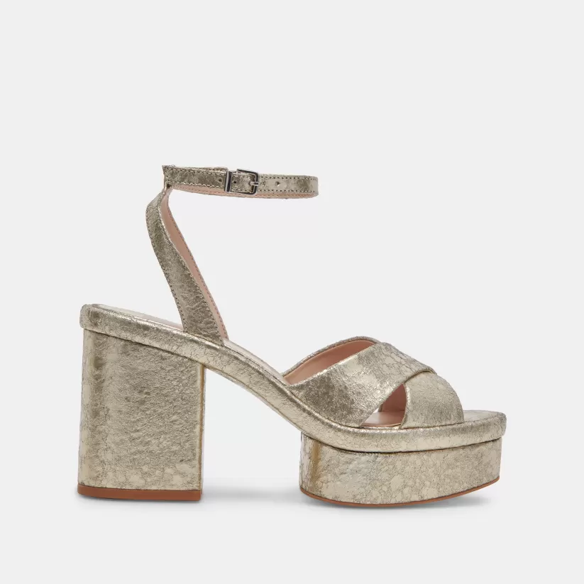 Heels | Dolce Vita LAISHA HEELS PLATINUM DISTRESSED LEATHER PLATINUMDISTRESSEDLEATHER