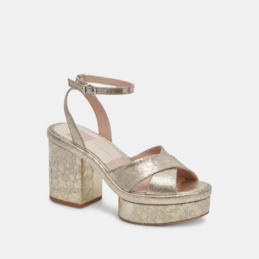 Heels | Dolce Vita LAISHA HEELS PLATINUM DISTRESSED LEATHER PLATINUMDISTRESSEDLEATHER