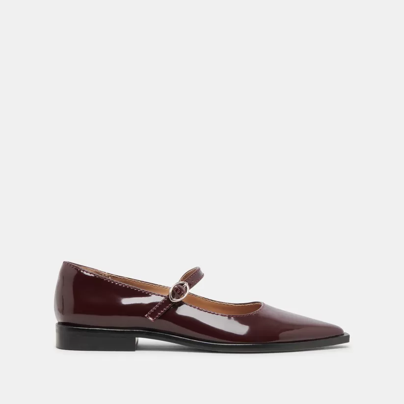 Mary Janes | Flats & Loafers | Dolce Vita LARGO FLATS CRANBERRY PATENT LEATHER CRANBERRYPATENTLEATHER