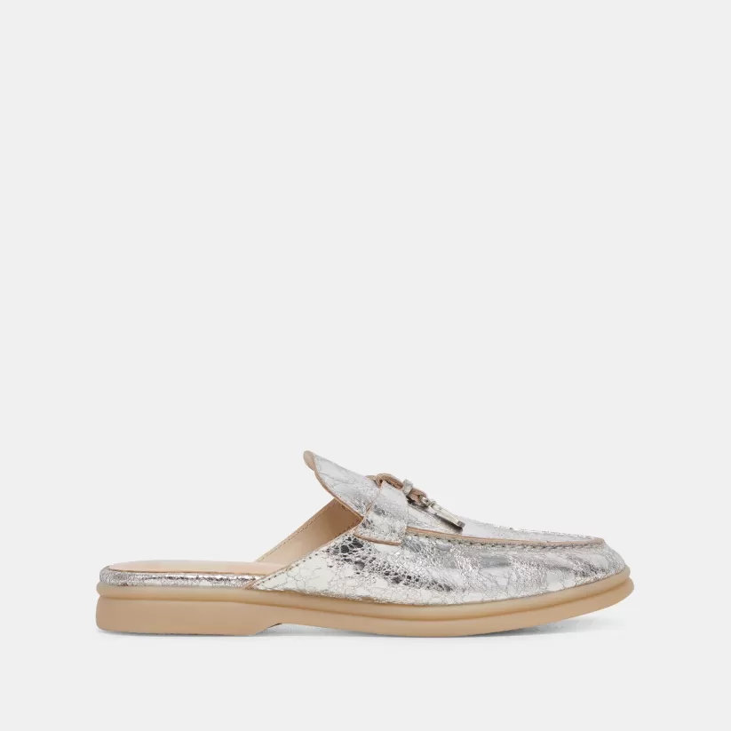 Flats & Loafers | Dolce Vita LASAIL FLATS SILVER DISTRESSED LEATHER SILVERDISTRESSEDLEATHER