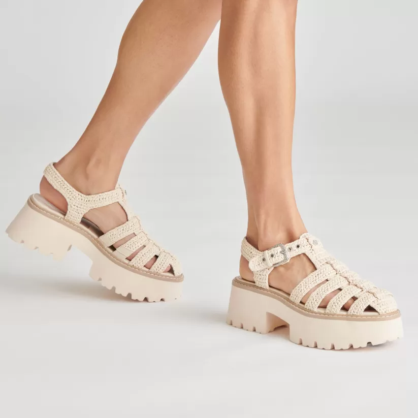 Sandals | Dolce Vita LASLY SANDALS OATMEAL KNIT OATMEALKNIT