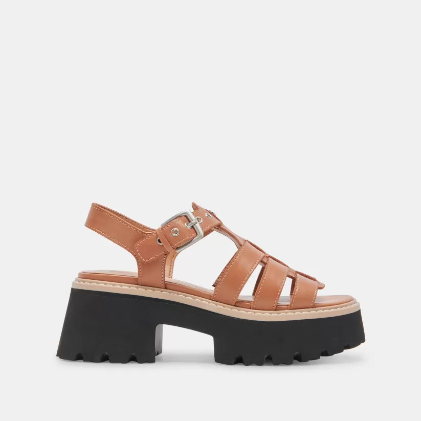 Sandals | Dolce Vita LATICE SANDALS BROWN LEATHER BROWNLEATHER
