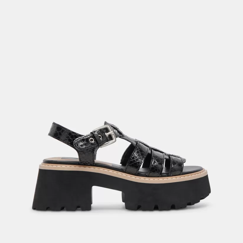 Sandals | Dolce Vita LATICE SANDALS MIDNIGHT EMBOSSED LEATHER MIDNIGHTEMBOSSEDLEATHER