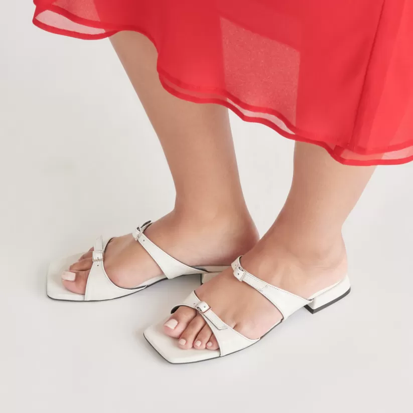 Sandals | Dolce Vita LAVERN SANDALS OFF WHITE CRINKLE PATENT OFFWHITECRINKLEPATENT