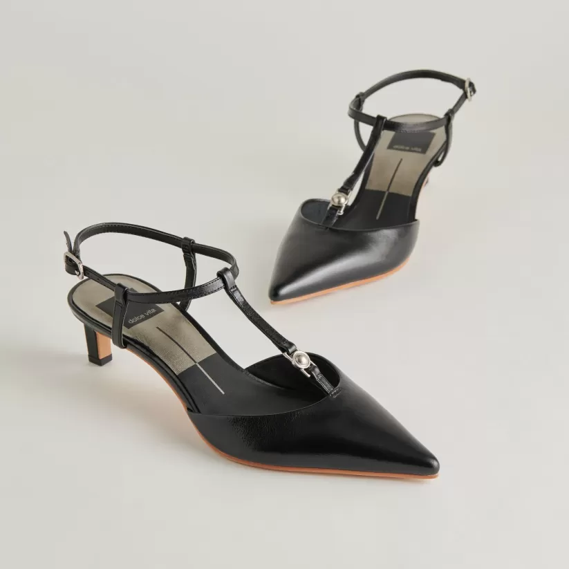 Heels | Dolce Vita LAVON HEELS BLACK LEATHER BLACKLEATHER