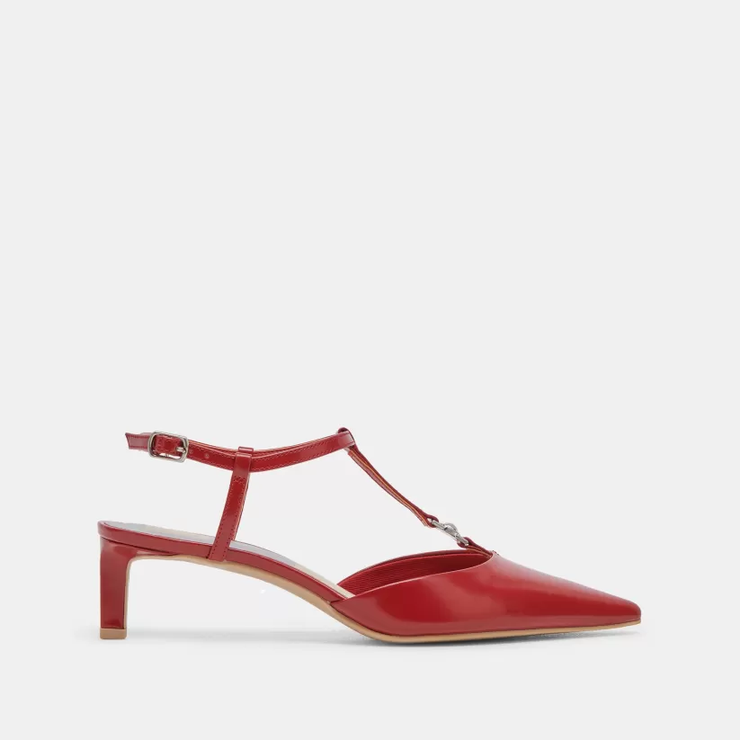 Heels | Dolce Vita LAVON HEELS RED CRINKLE PATENT REDCRINKLEPATENT