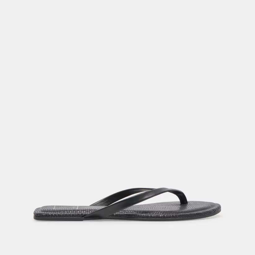 Sandals | Dolce Vita LAYNEY SANDALS BLACK LEATHER BLACKLEATHER