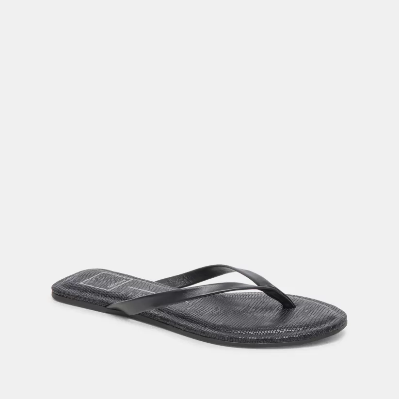 Sandals | Dolce Vita LAYNEY SANDALS BLACK LEATHER BLACKLEATHER