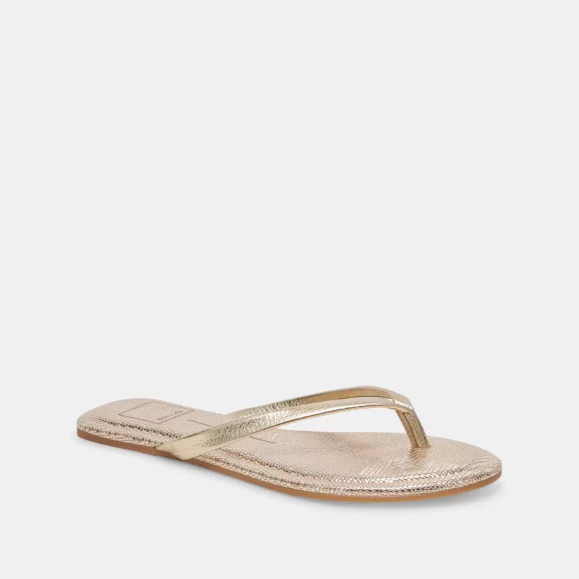 Sandals | Dolce Vita LAYNEY SANDALS LIGHT GOLD METALLIC LEATHER LIGHTGOLDMETALLICLEATHER