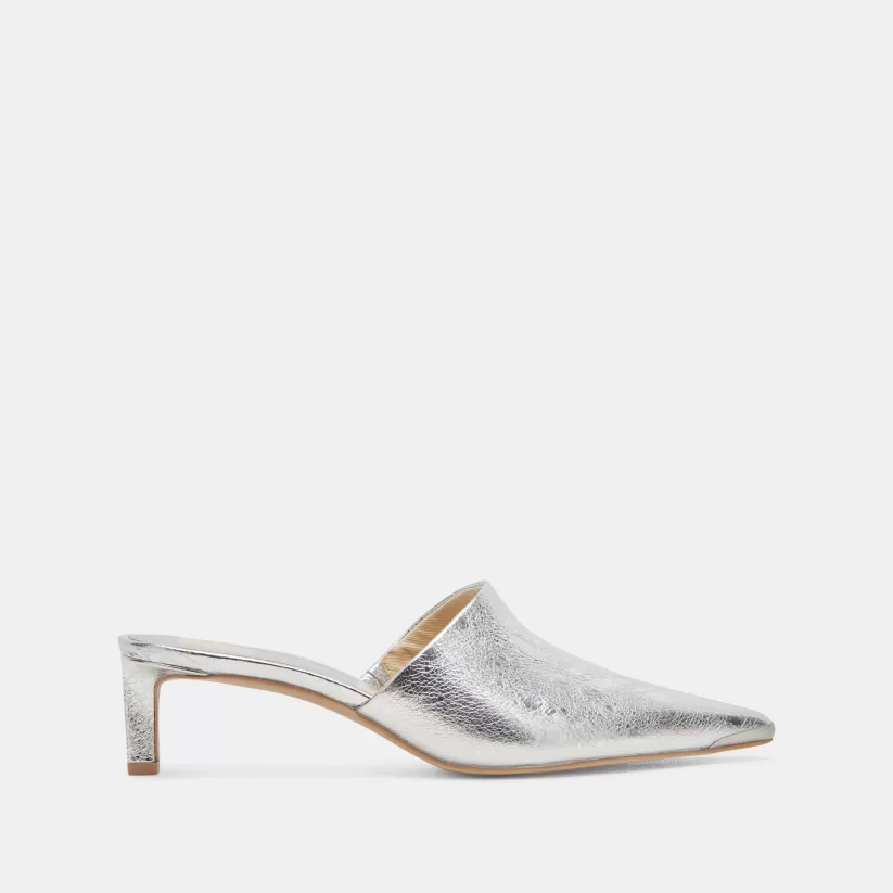 Heels | Dolce Vita LEXY HEELS SILVER DISTRESSED LEATHER SILVERDISTRESSEDLEATHER