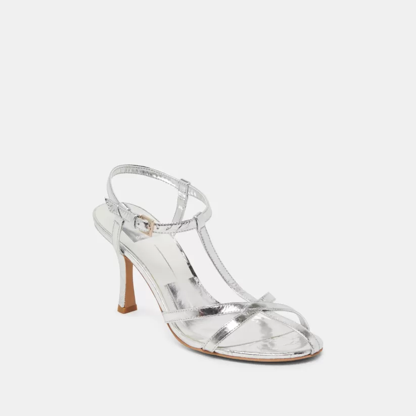 Make It Metallic | Heels | Dolce Vita LIANE HEELS SILVER DISTRESSED LEATHER SILVERDISTRESSEDLEATHER