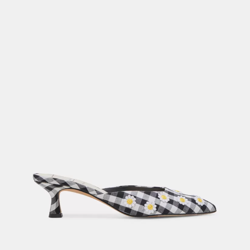Heels | Dolce Vita LILOU HEELS BLACK WHITE GINGHAM BLACKWHITEGINGHAM