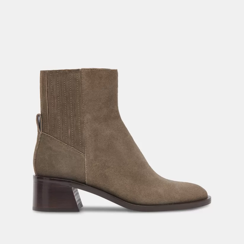 Wide Widths | Dolce Vita LINNY H2O WIDE BOOTS OLIVE SUEDE OLIVESUEDE