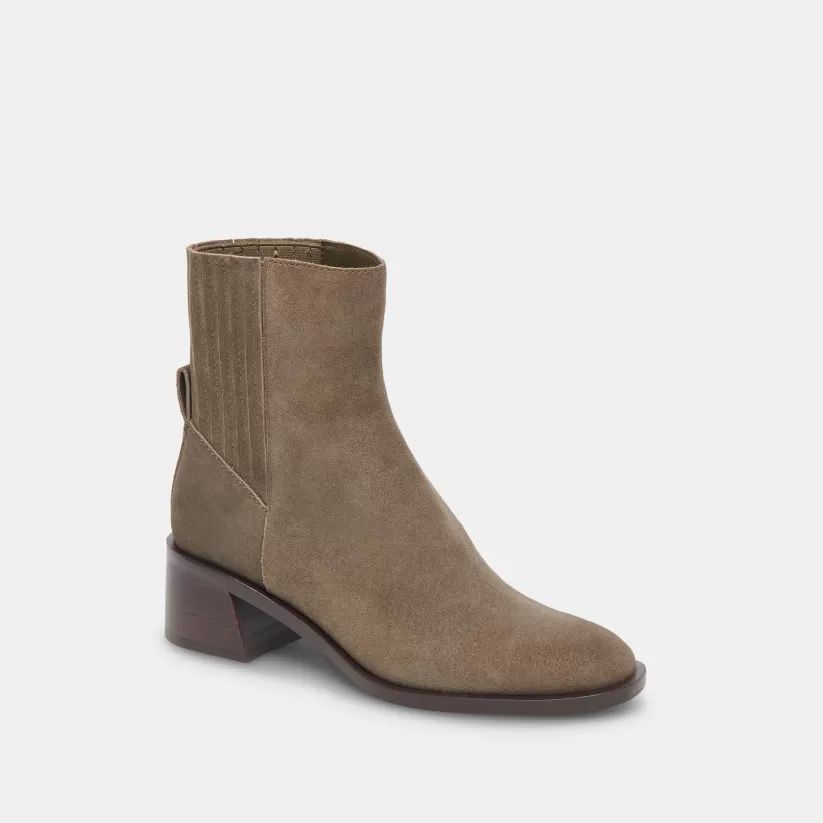 Wide Widths | Dolce Vita LINNY H2O WIDE BOOTS OLIVE SUEDE OLIVESUEDE