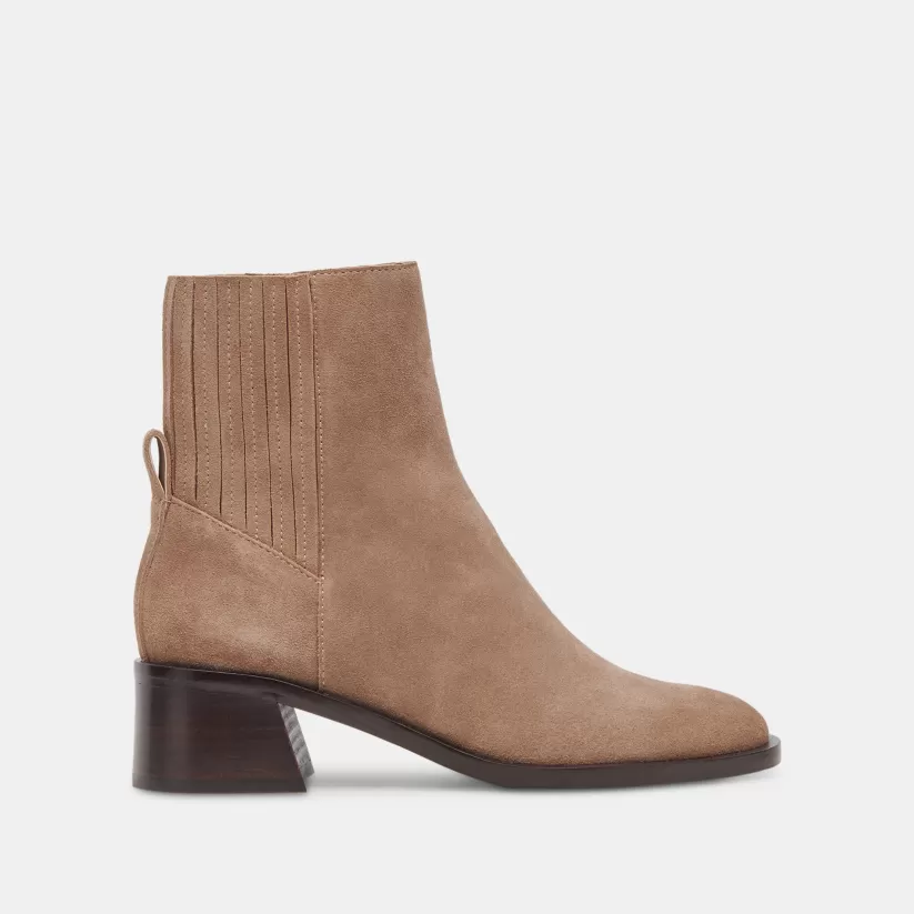 Wide Widths | Dolce Vita LINNY H2O WIDE BOOTS TRUFFLE SUEDE TRUFFLESUEDE