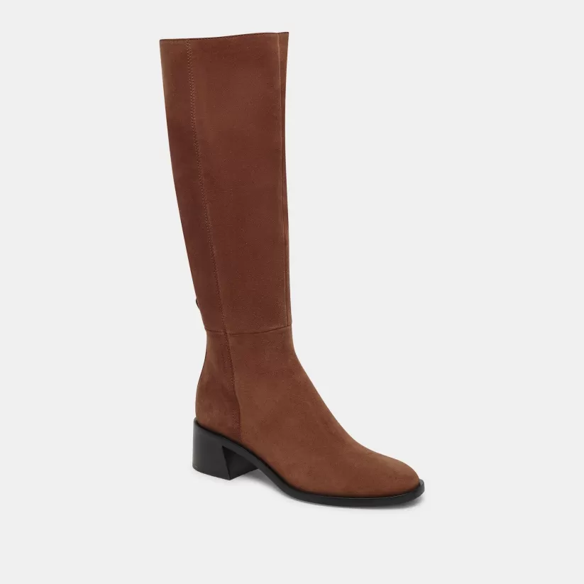 Tall Boots | Dolce Vita LIZAH BOOTS BROWN SUEDE BROWNSUEDE
