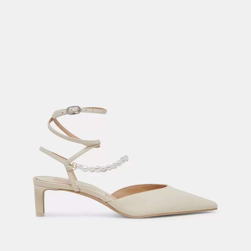 Heels | Dolce Vita LOKLYN PEARL HEELS VANILLA LEATHER VANILLALEATHER