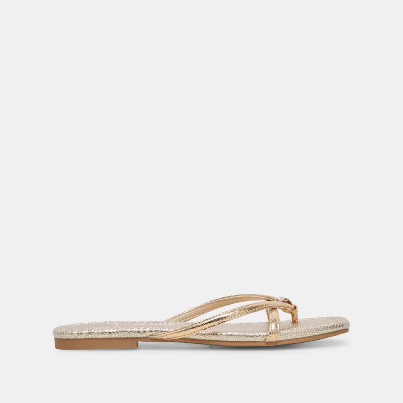 Sandals | Dolce Vita LUCCA SANDALS GOLD DISTRESSED STELLA GOLDDISTRESSEDSTELLA