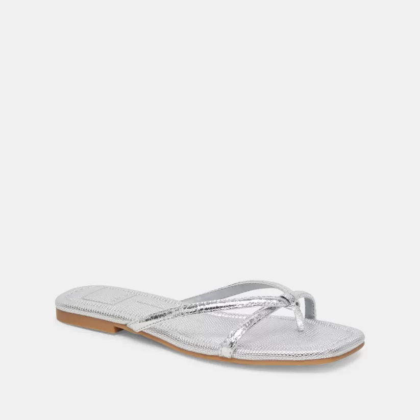 Sandals | Dolce Vita LUCCA SANDALS SILVER DISTRESSED STELLA SILVERDISTRESSEDSTELLA