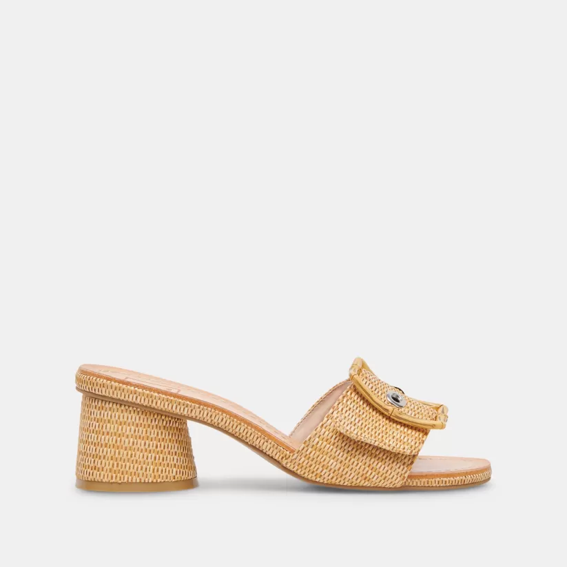 Wide Widths | Sandals | Dolce Vita LUCEY WIDE HEELS WARM NATURAL RAFFIA WARMNATURALRAFFIA