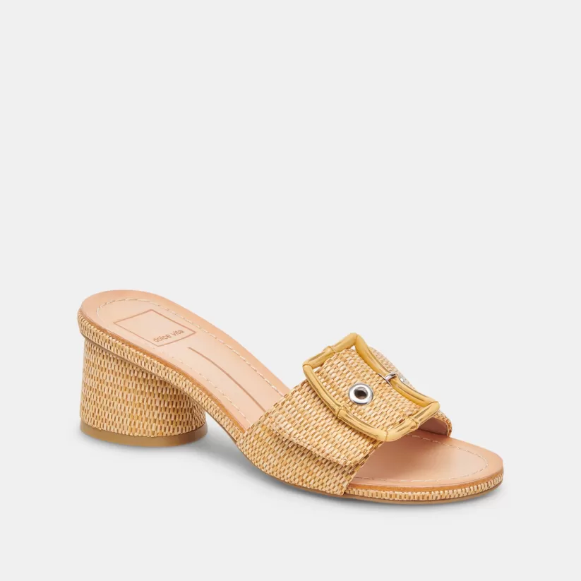Wide Widths | Sandals | Dolce Vita LUCEY WIDE HEELS WARM NATURAL RAFFIA WARMNATURALRAFFIA