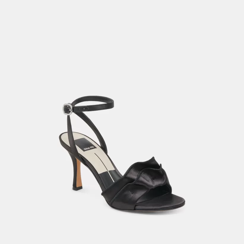 Heels | Dolce Vita LUNETE HEELS ONYX SATIN ONYXSATIN