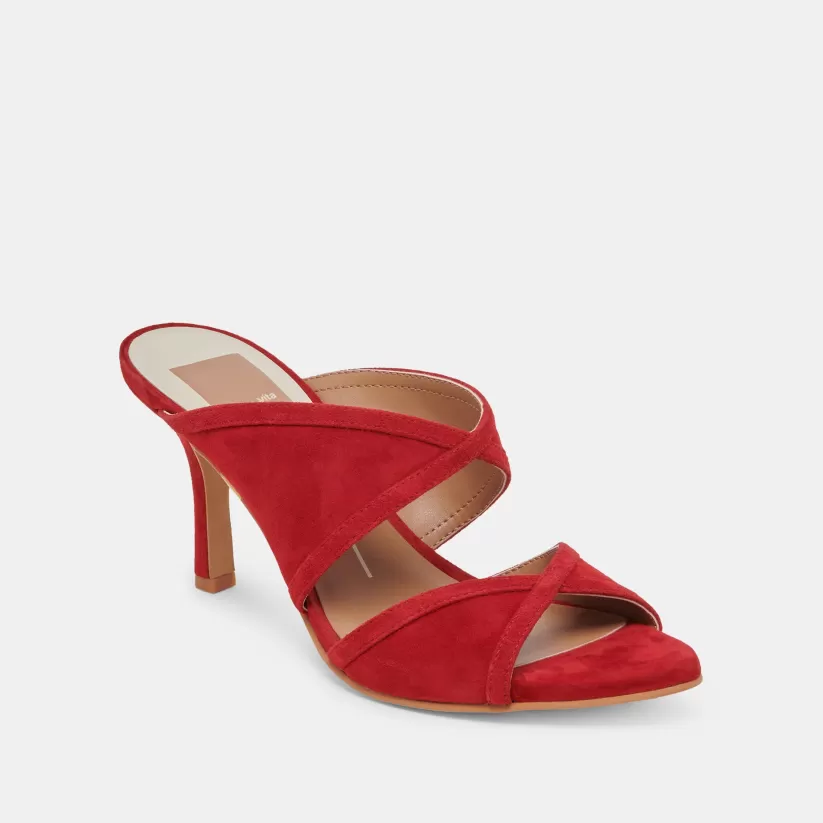 Heels | Dolce Vita MANDEL HEELS CRIMSON SUEDE CRIMSONSUEDE