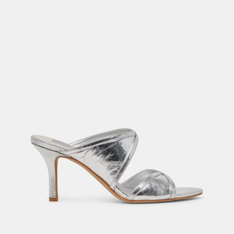 Heels | Dolce Vita MANDEL HEELS SILVER CRINKLE PATENT SILVERCRINKLEPATENT
