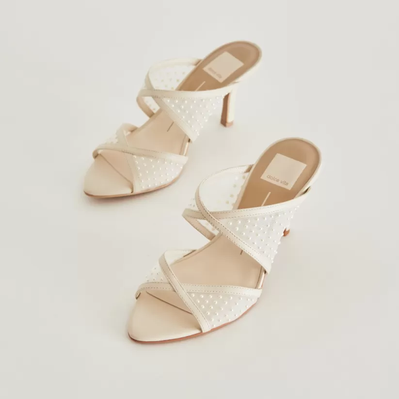 Heels | Dolce Vita MANDEL PEARL HEELS IVORY MESH IVORYMESH