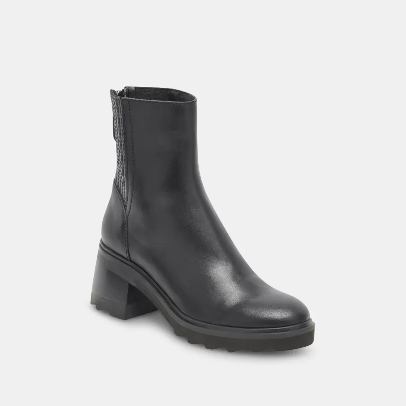 Wide Widths | Dolce Vita MARTEY H2O WIDE BOOTS BLACK LEATHER BLACKLEATHER