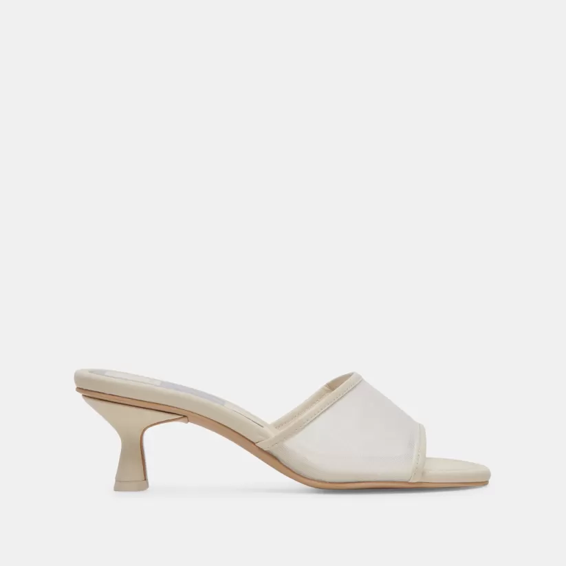 Sandals | Heels | Dolce Vita MEEZA HEELS IVORY MESH IVORYMESH