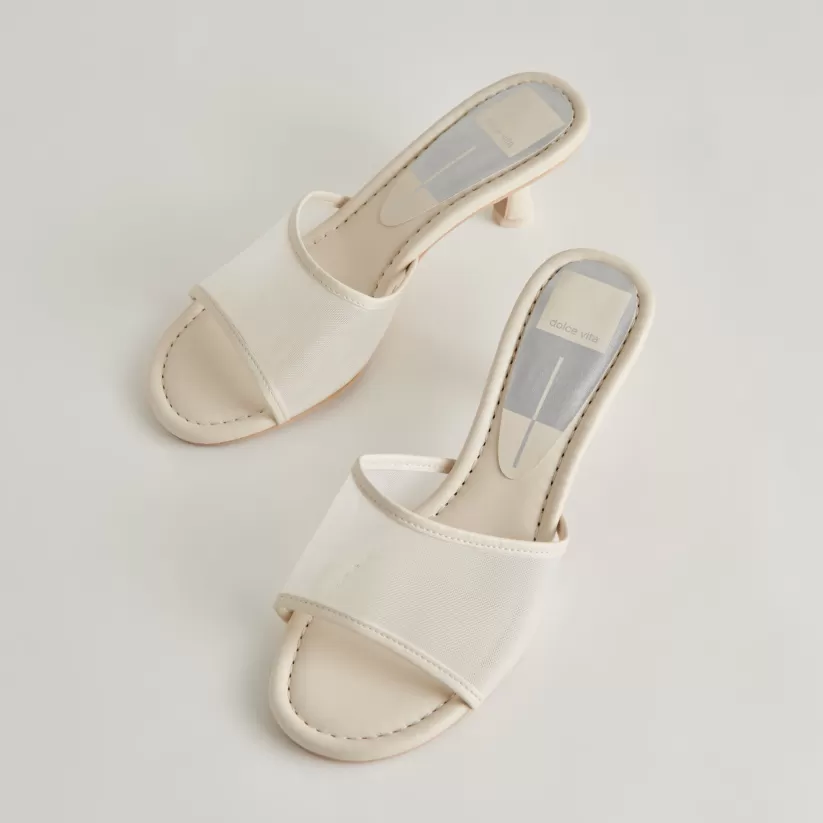 Sandals | Heels | Dolce Vita MEEZA HEELS IVORY MESH IVORYMESH