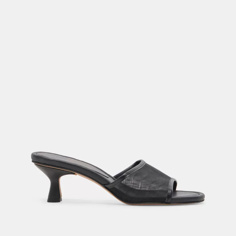 Sandals | Heels | Dolce Vita MEEZA HEELS ONYX MESH ONYXMESH
