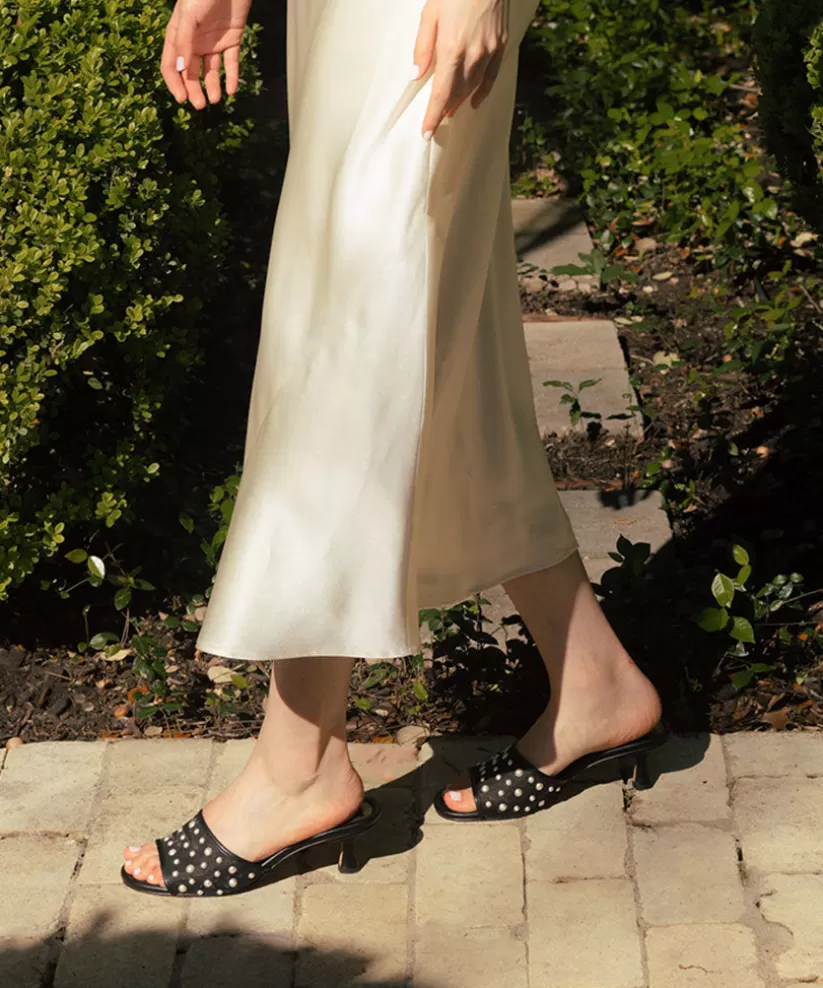 Sandals | Heels | Dolce Vita MEEZA PEARL HEELS ONYX MESH ONYXMESH