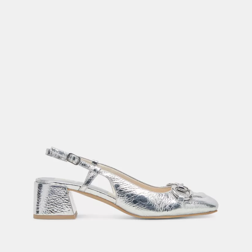 Heels | Dolce Vita MELLI HEELS SILVER DISTRESSED LEATHER SILVERDISTRESSEDLEATHER