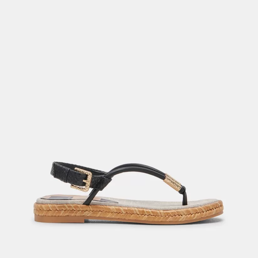 Sandals | Dolce Vita MERYL SANDALS BLACK LEATHER BLACKLEATHER