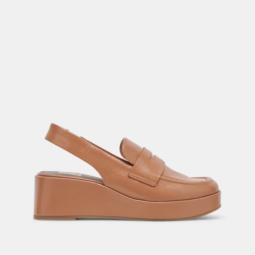 Wedges | Flats & Loafers | Dolce Vita NADA LOAFERS BROWN CRINKLE PATENT BROWNCRINKLEPATENT