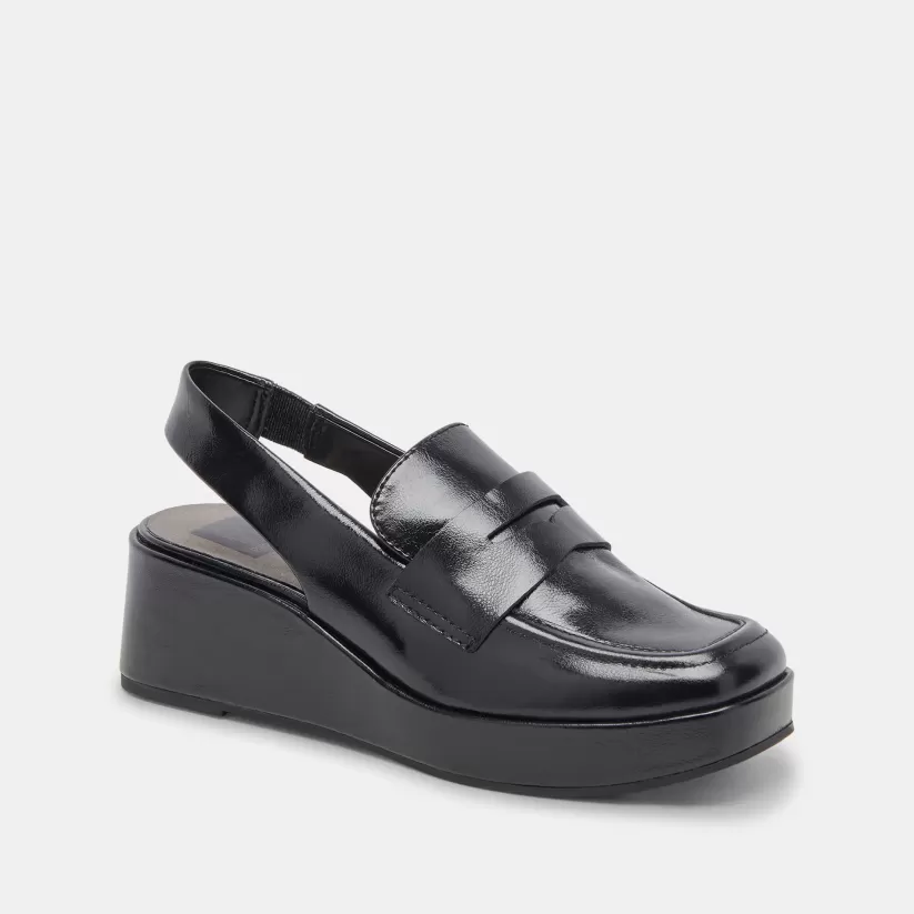 Wedges | Flats & Loafers | Dolce Vita NADA LOAFERS MIDNIGHT CRINKLE PATENT MIDNIGHTCRINKLEPATENT