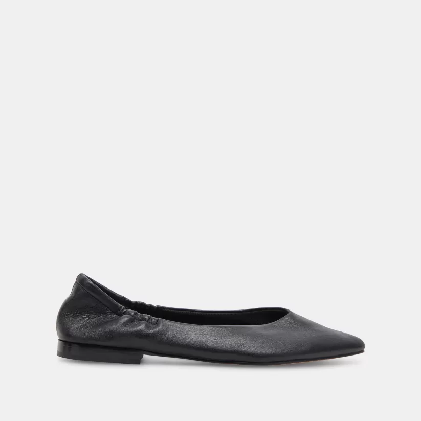 Ballet Flats | Flats & Loafers | Dolce Vita NADAV BALLET FLATS BLACK LEATHER BLACKLEATHER