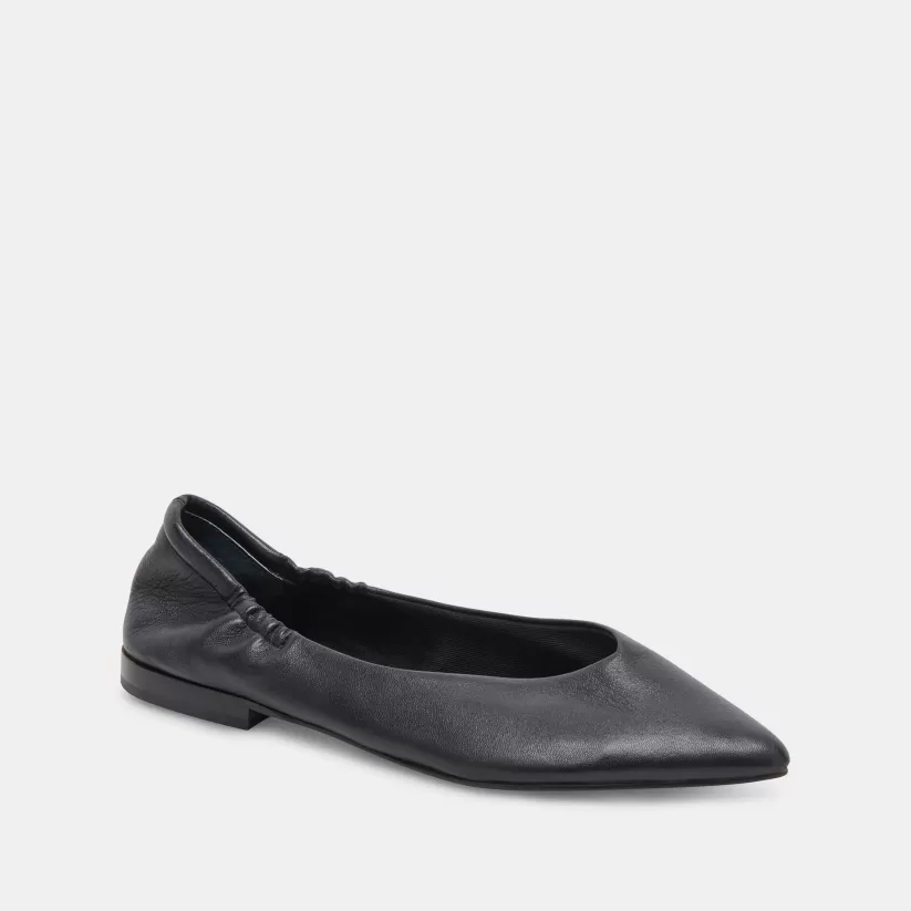Ballet Flats | Flats & Loafers | Dolce Vita NADAV BALLET FLATS BLACK LEATHER BLACKLEATHER