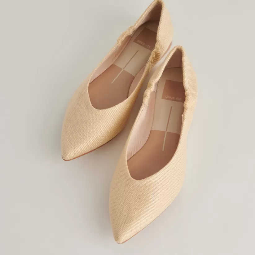 Ballet Flats | Flats & Loafers | Dolce Vita NADAV BALLET FLATS LT NATURAL RAFFIA LTNATURALRAFFIA