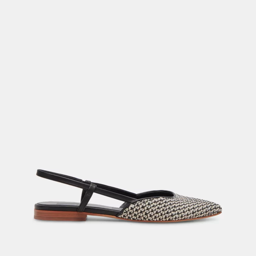 Flats & Loafers | Dolce Vita NARAH FLATS BLACK NATURAL RAFFIA BLACKNATURALRAFFIA