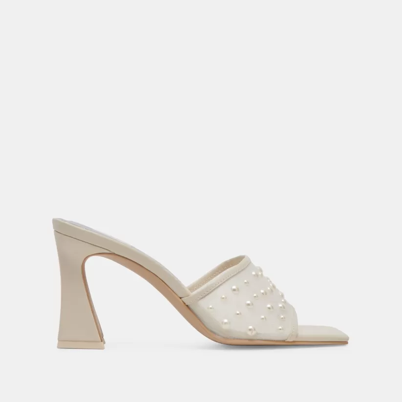 Heels | Dolce Vita NARDA PEARL HEELS IVORY MESH IVORYMESH
