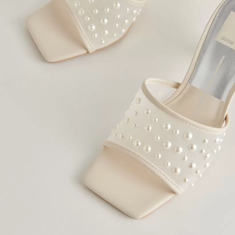 Heels | Dolce Vita NARDA PEARL HEELS IVORY MESH IVORYMESH
