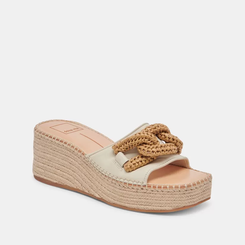 Wedges | Sandals | Dolce Vita NARNIA SANDALS IVORY LEATHER IVORYLEATHER
