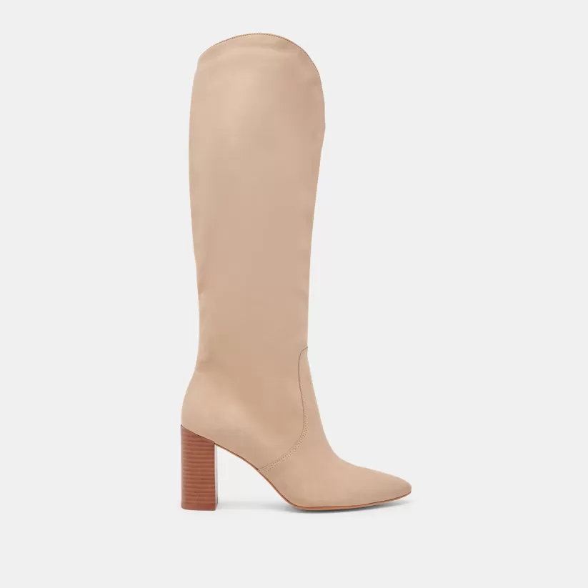 Tall Boots | Wide Calf | Dolce Vita NEDI WIDE CALF BOOTS DUNE NUBUCK DUNENUBUCK